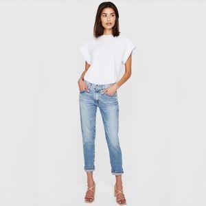 AG Adriano Goldschmied Jeans 27R Ex-Boyfriend Slim Distressed Womens AG-ED Denim